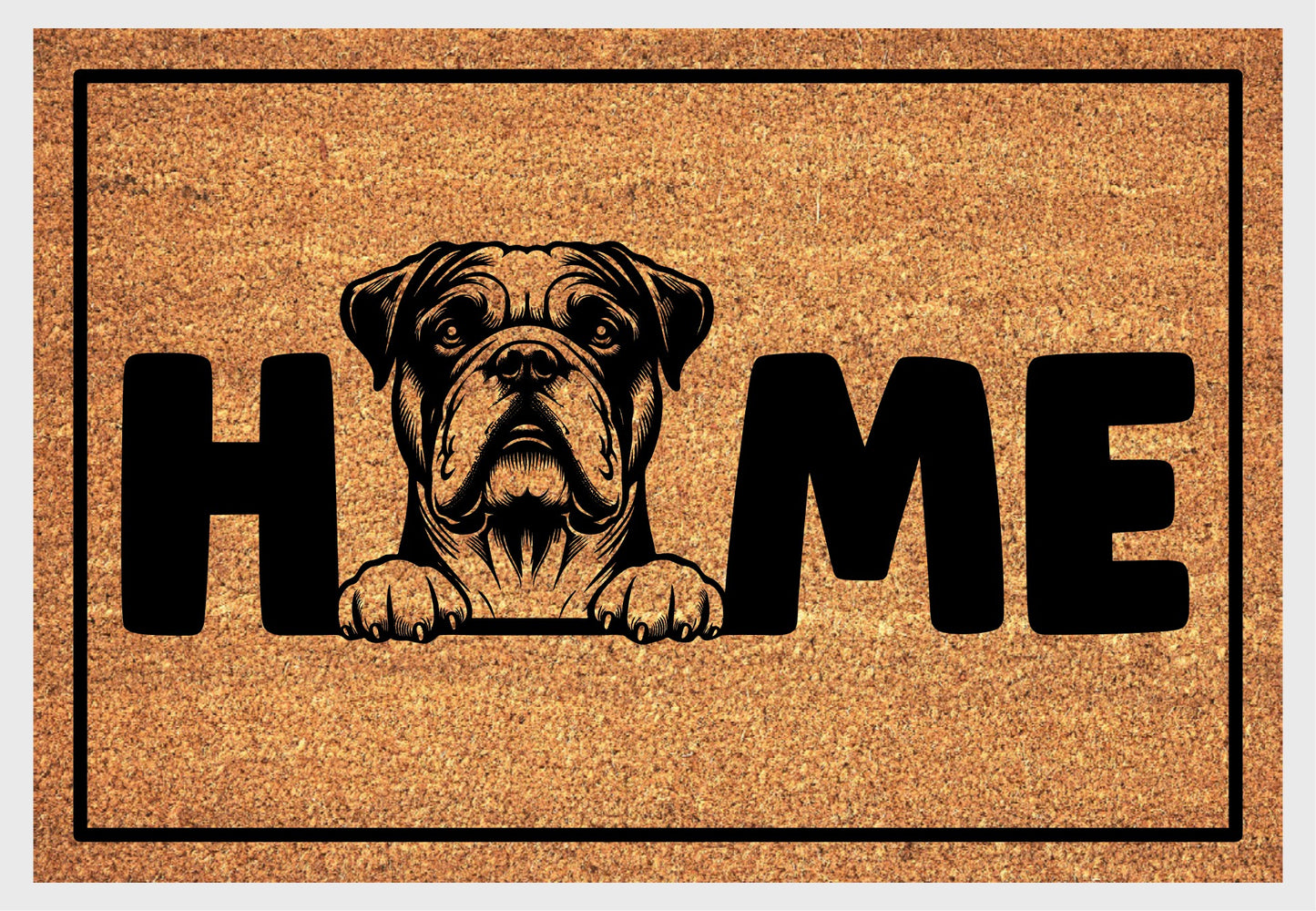 American Bulldog Home Doormat No.1 - American Bulldog Welcome Mat - 3 Sizes