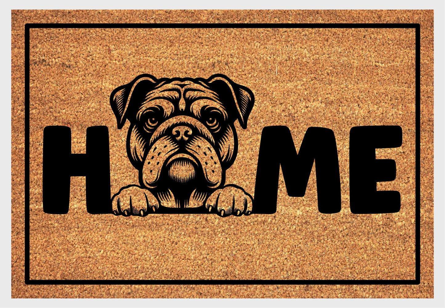 American Bulldog Home Doormat No.2 - American Bulldog Welcome Mat - 3 Sizes