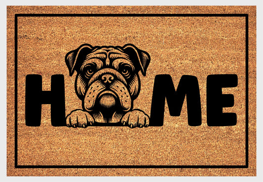 American Bulldog Home Doormat No.2 - American Bulldog Welcome Mat - 3 Sizes