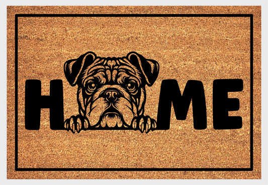 American Bulldog Home Doormat No.3 - American Bulldog Welcome Mat - 3 Sizes