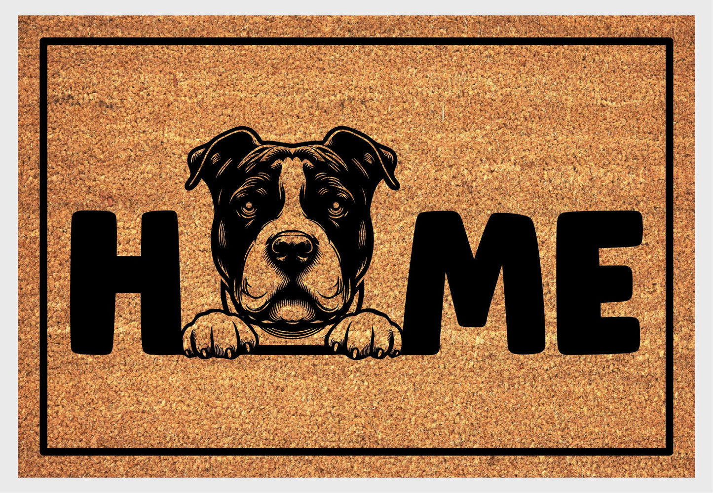 American Bully Home Doormat No.1 - American Bully Welcome Mat - 3 Sizes