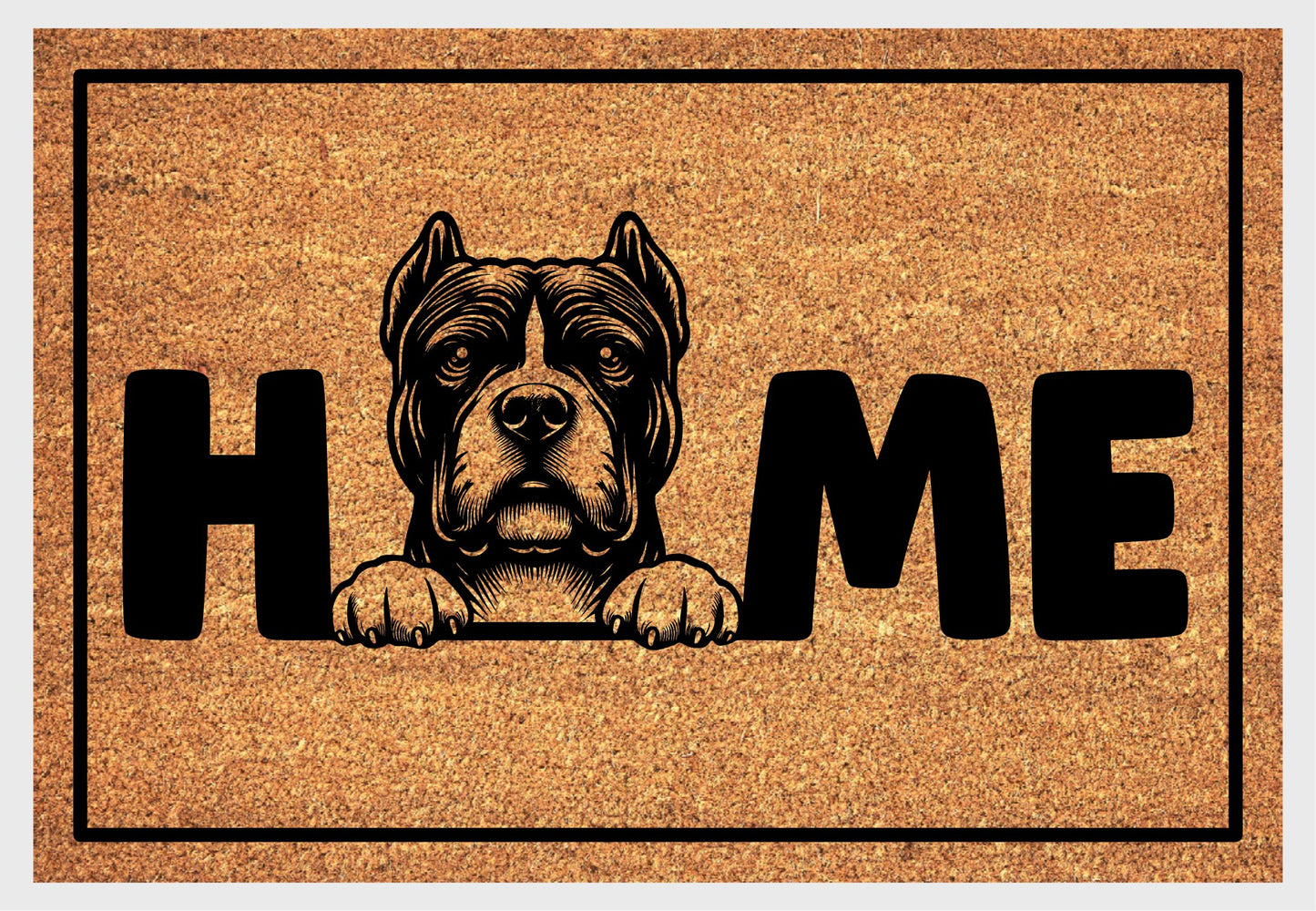 American Bully Home Doormat No.2 - American Bully Welcome Mat - 3 Sizes