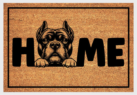 American Bully Home Doormat No.3 - American Bully Welcome Mat - 3 Sizes