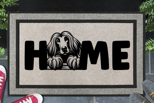 Afghan Hound Home Doormat No.1 - All Weather Welcome Mat - 18" x 30"